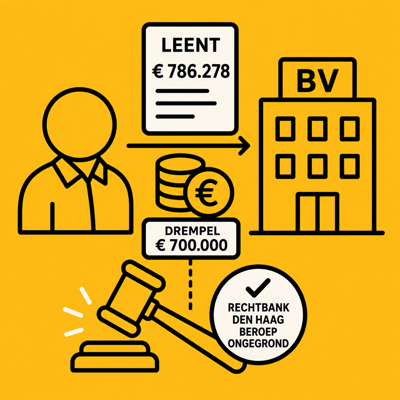 wet excessief lenen: ook zakelijke lening dga telt mee